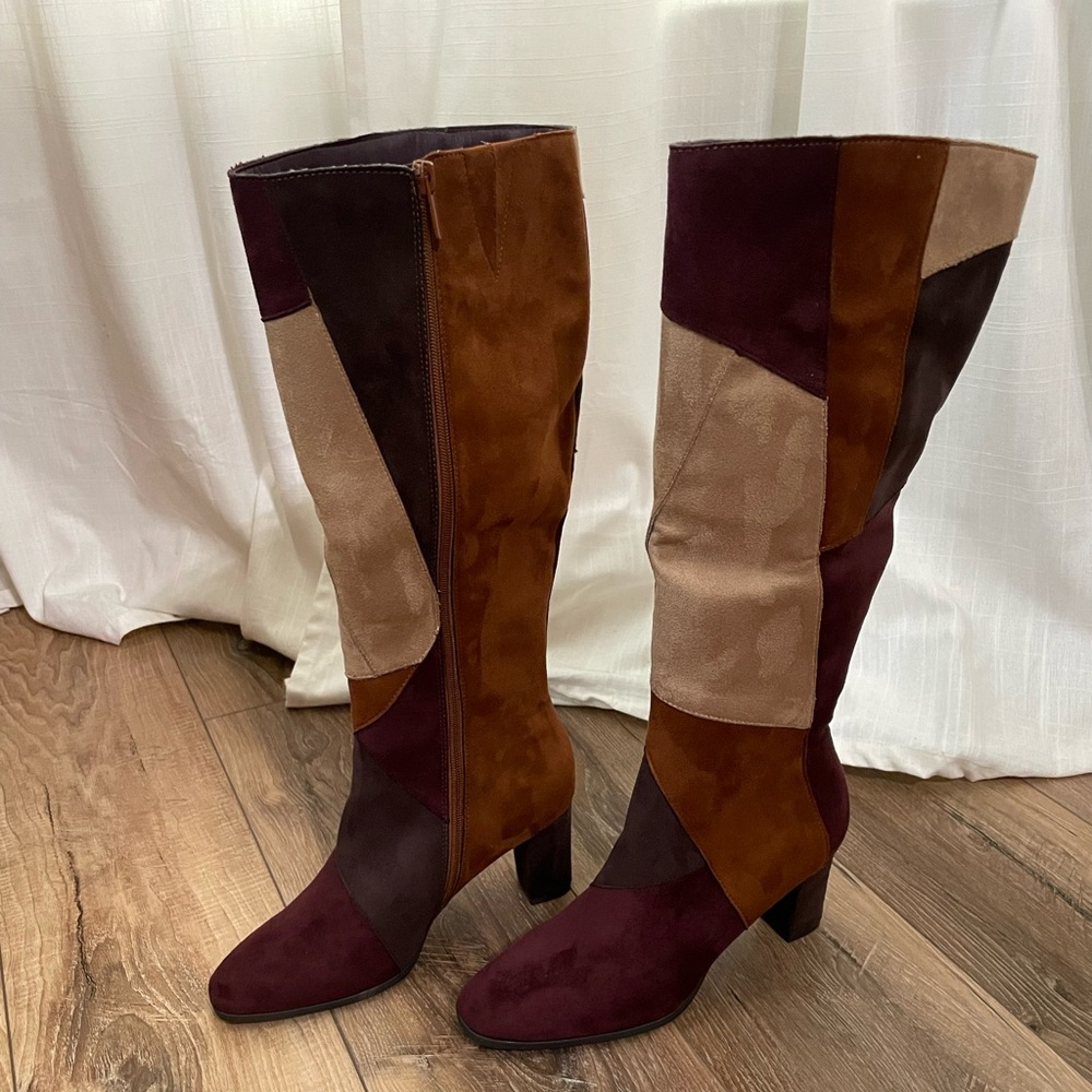 patchwork boots ~ amelia grace ~ size 9